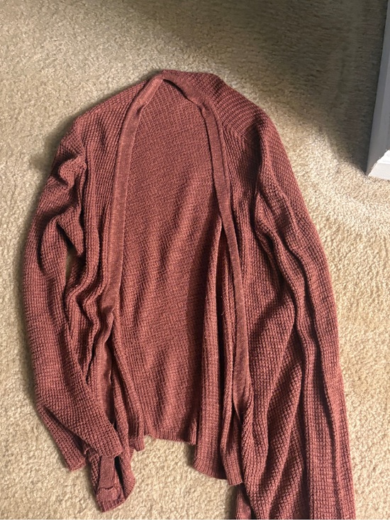 Express Sweaters - EXPRESS Open-Front Knit Cardigan Sweater - Dusty Rose